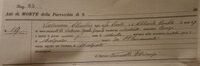 Claude Valsuani's Death Certificate