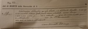Claude Valsuani's Death Certificate