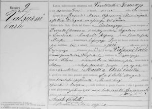 Carlo Valsuani Death Certificate