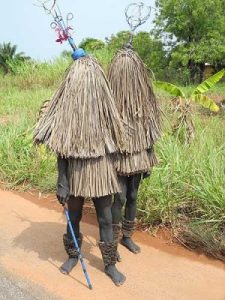 Senufo Poro initiation ceremony sacred grove entrance