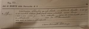 Claude Valsuani's Death Certificate