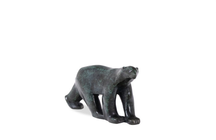 François Pompon ijsbeer, gegoten door Valsuani - animalier beeldhouwkunst