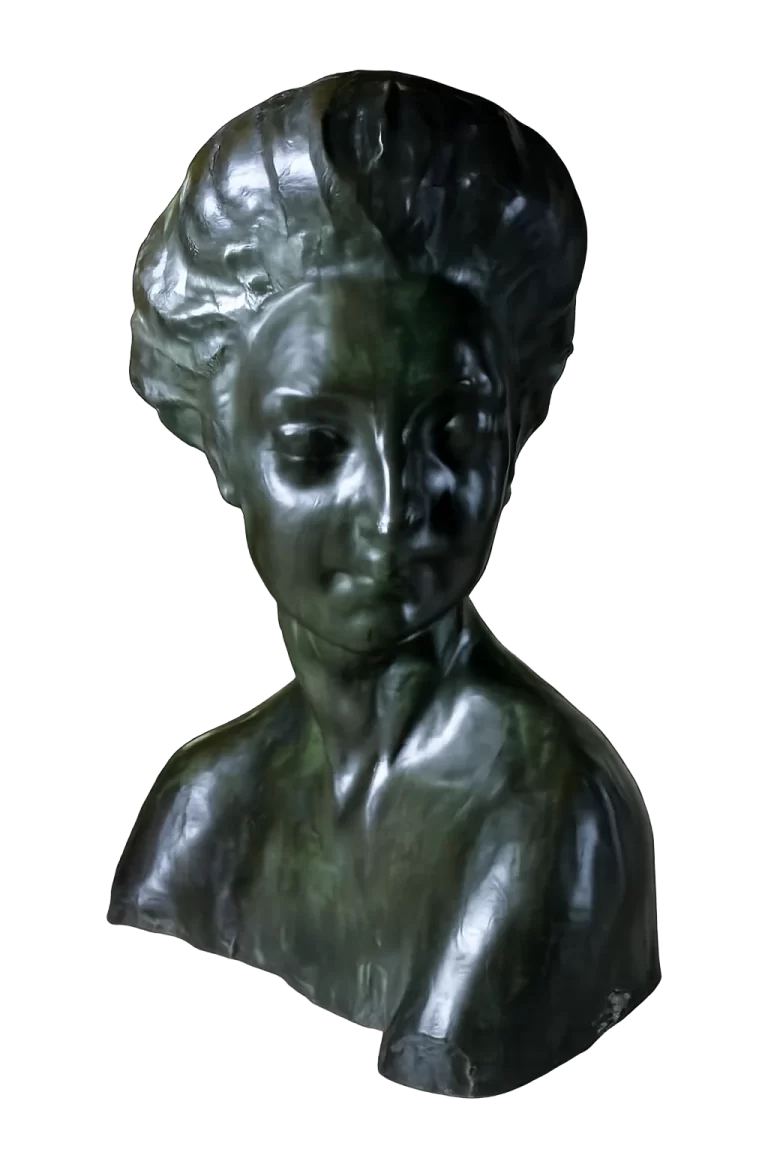 Rembrandt Bugatti portrait bust of Blanche Denise Ferrero-Willmann